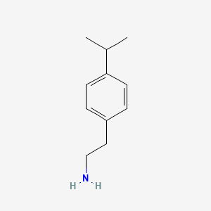 molecular formula C11H17N B1269535 2-(4-Isopropylphenyl)ethanamine CAS No. 84558-03-2