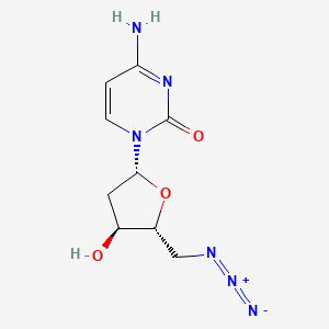 molecular formula C9H12N6O3 B1269543 4-amino-1-[(2R,4S,5R)-5-(azidomethyl)-4-hydroxyoxolan-2-yl]pyrimidin-2-one 