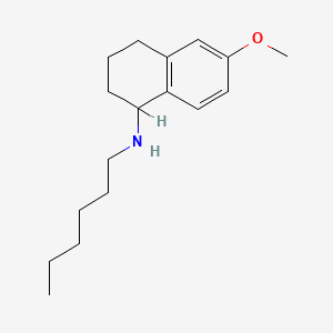 N-Hexyl-1,2,3,4-tetrahydro-6-methoxy-1-naphthalenamine