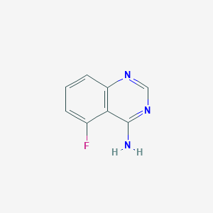 molecular formula C8H6FN3 B1269549 5-Fluoroquinazolin-4-amine CAS No. 137553-48-1