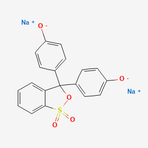 Disodium 4,4'-(3H-2,1-benzoxathiol-3-ylidene)bisphenolate S,S-dioxide