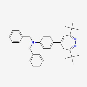 N-(4-(3,7-Bis(tert-butyl)-(4H)-1,2-diazepin-5-yl)phenyl)dibenzylamine