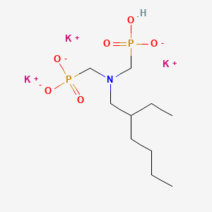 Tripotassium hydrogen (((2-ethylhexyl)imino)bis(methylene))bisphosphonate