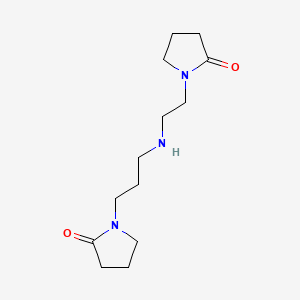 1-(3-((2-(2-Oxo-1-pyrrolidinyl)ethyl)amino)propyl)pyrrolidin-2-one