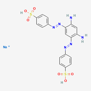 p,p'-((4,6-Diamino-m-phenylene)bis(azo))bis(benzenesulphonic) acid, sodium salt