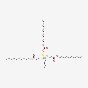 Decyl 5-butyl-5-[[3-(decyloxy)-3-oxopropyl]thio]-9-oxo-10-oxa-4,6-dithia-5-stannaicosanoate