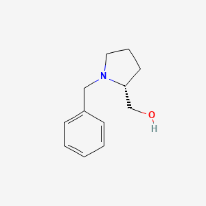 molecular formula C12H17NO B1269571 (R)-(1-苄基吡咯烷-2-基)甲醇 CAS No. 182076-49-9