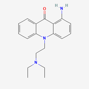 9(10H)-Acridinone, 1-amino-10-(2-(diethylamino)ethyl)-