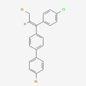 (Z)-4-Bromo-4'-(3-bromo-1-(4-chlorophenyl)-1-propenyl)-1,1'-biphenyl