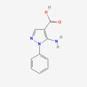 molecular formula C10H9N3O2 B1269610 5-氨基-1-苯基-1H-吡唑-4-羧酸 CAS No. 51649-80-0