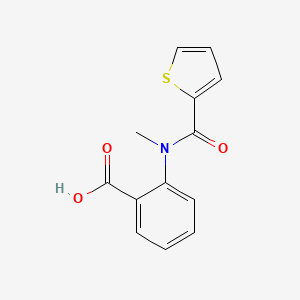 molecular formula C13H11NO3S B1269627 2-[Methyl(thien-2-ylcarbonyl)amino]benzoic acid CAS No. 351000-22-1
