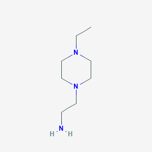 molecular formula C8H19N3 B1269659 2-(4-乙基哌嗪-1-基)乙胺 CAS No. 4489-46-7