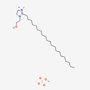 2-Henicosyl-4,5-dihydro-1-(2-hydroxyethyl)-3-methyl-1H-imidazoliummethyl sulphate