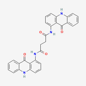 Butanediamide, N,N'-bis(9,10-dihydro-9-oxo-1-acridinyl)-