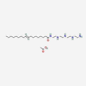 N-(2-((2-((2-((2-Aminoethyl)amino)ethyl)amino)ethyl)amino)ethyl)octadec-9-enamide monoacetate