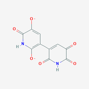 molecular formula C10H4N2O6-2 B12697266 Nicotine blue CAS No. 29361-78-2