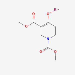 Potassium dimethyl 5,6-dihydro-4-oxido-2H-pyridine-1,3-dicarboxylate