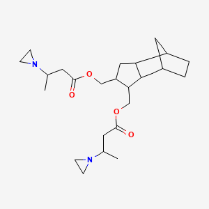 (Octahydro-4,7-methano-1H-indenediyl)bis(methylene) bis(beta-methylaziridine-1-propionate)