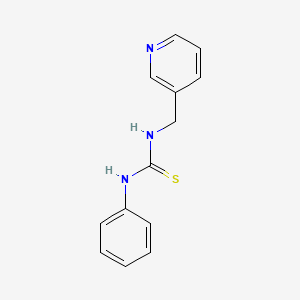 molecular formula C13H13N3S B1269729 1-Phenyl-3-(pyridin-3-ylmethyl)thiourea CAS No. 201215-93-2
