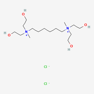 N,N'-Hexane-1,6-diylbis(bis(2-hydroxyethyl)methylammonium) dichloride