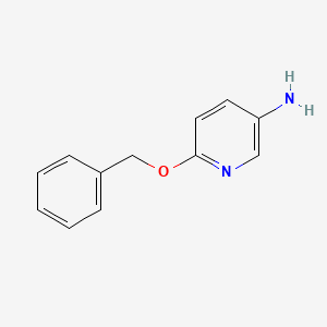 molecular formula C12H12N2O B1269773 6-(苄氧基)吡啶-3-胺 CAS No. 75926-65-7