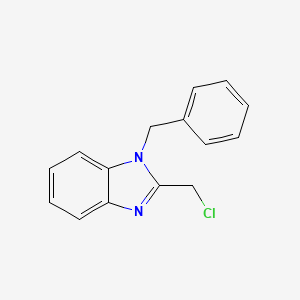 molecular formula C15H13ClN2 B1269775 1-Benzyl-2-chloromethyl-1H-benzoimidazole CAS No. 7192-00-9