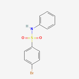 molecular formula C12H10BrNO2S B1269783 4-Bromo-N-phenylbenzenesulfonamide CAS No. 7454-54-8