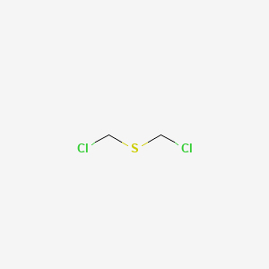 molecular formula C2H4Cl2S B1269788 双(氯甲基)硫醚 CAS No. 3592-44-7