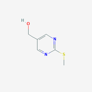 molecular formula C6H8N2OS B012698 (2-(甲硫基)嘧啶-5-基)甲醇 CAS No. 19858-50-5