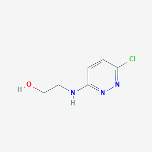 molecular formula C6H8ClN3O B1269808 2-[(6-氯吡哒嗪-3-基)氨基]乙醇 CAS No. 51947-89-8
