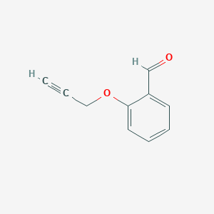 molecular formula C10H8O2 B1269812 2-(2-炔丙氧基)苯甲醛 CAS No. 29978-83-4