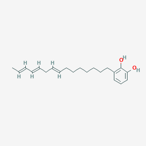 B12698188 3-(8,11,13-Pentadecatrienyl)pyrocatechol CAS No. 21104-16-5