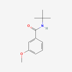 molecular formula C12H17NO2 B1269822 N-tert-Butyl-3-methoxybenzamide CAS No. 49834-28-8