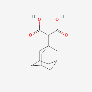 molecular formula C13H18O4 B1269855 1-金刚烷基丙二酸 CAS No. 24779-68-8