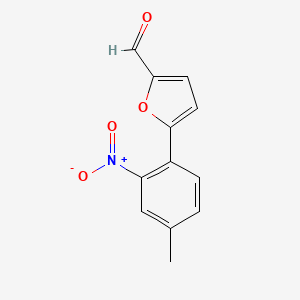 molecular formula C12H9NO4 B1269873 5-(4-Methyl-2-nitrophenyl)-2-furaldehyde CAS No. 425645-31-4