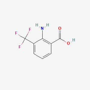 B1269884 2-Amino-3-(trifluoromethyl)benzoic acid CAS No. 313-12-2
