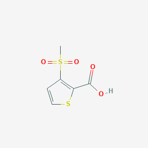 molecular formula C6H6O4S2 B1269891 3-甲磺酰基噻吩-2-羧酸 CAS No. 60166-82-7