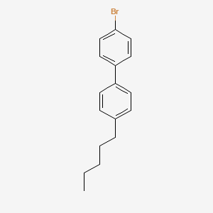 molecular formula C17H19B B1269899 4-Bromo-4'-pentylbiphenyl CAS No. 63619-59-0