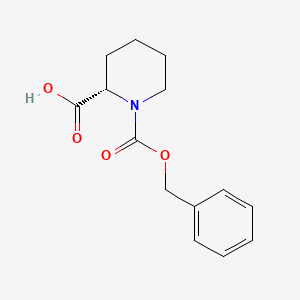 molecular formula C14H17NO4 B1269922 (S)-1-N-Cbz-哌啶酸 CAS No. 28697-11-2