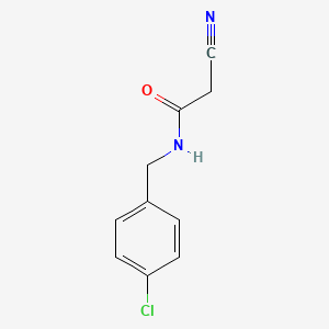 B1269942 n-(4-Chlorobenzyl)-2-cyanoacetamide CAS No. 66158-49-4