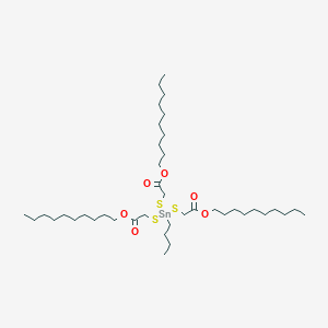 Decyl 4-butyl-4-[[2-(decyloxy)-2-oxoethyl]thio]-7-oxo-8-oxa-3,5-dithia-4-stannaoctadecanoate