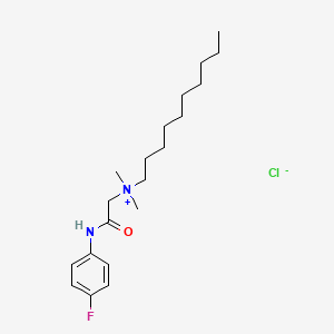 Decyl(2-((4-fluorophenyl)amino)-2-oxoethyl)dimethylammonium chloride