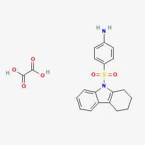 oxalic acid;4-(1,2,3,4-tetrahydrocarbazol-9-ylsulfonyl)aniline