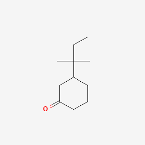 molecular formula C11H20O B12699692 3-tert-Pentylcyclohexanone CAS No. 171860-70-1