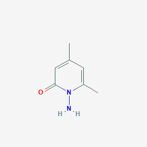 molecular formula C7H10N2O B1269971 1-氨基-4,6-二甲基吡啶-2(1H)-酮 CAS No. 98334-40-8