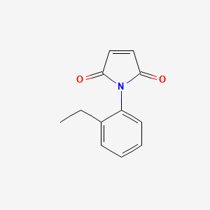 B1269975 1-(2-ethylphenyl)-1H-pyrrole-2,5-dione CAS No. 91569-16-3