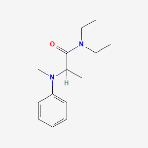 N,N-Diethyl-2-(N-methylanilino)propionamide