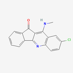 8-Chloro-10-(methylamino)-11H-indeno(1,2-b)quinolin-11-one