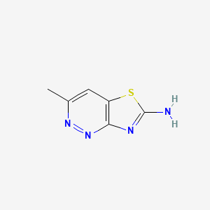 Thiazolo(4,5-c)pyridazine, 6-amino-3-methyl-