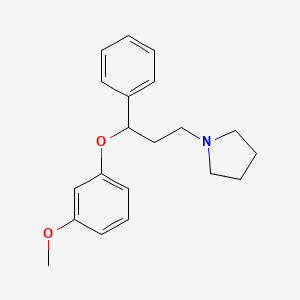 1-(3-(3-Methoxyphenoxy)-3-phenylpropyl)pyrrolidine